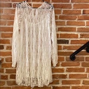 Urban Outfitters Off-White Lace dress/ Cover-up